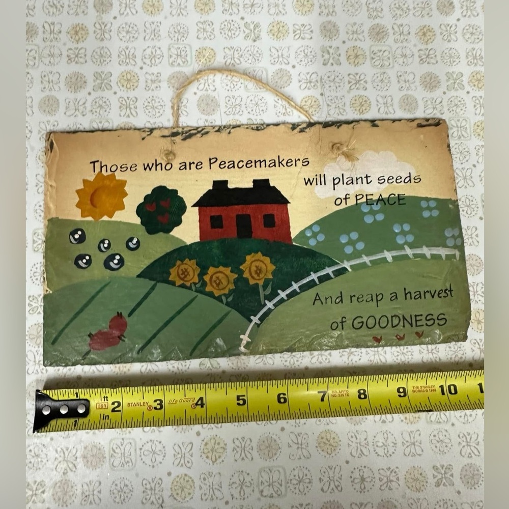 Decorative Slate Wall Hanging